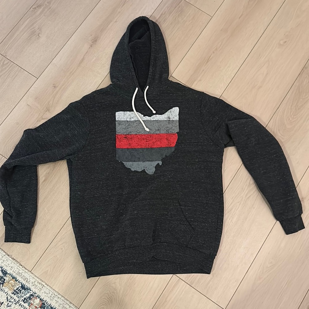 Ohio State grey hoodie sweatshirt. Rarely worn Size XL. Where I’m From brand